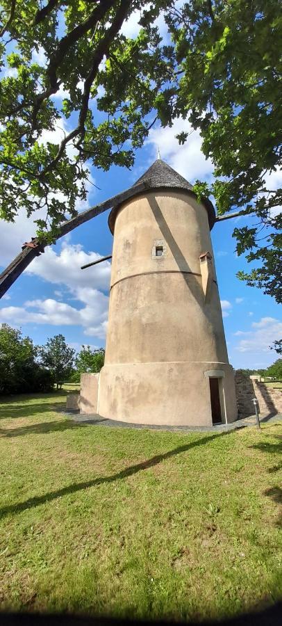 Вилла Moulin A Vent Le Champ Du Trail Saint-Cyr-des-Gats Экстерьер фото